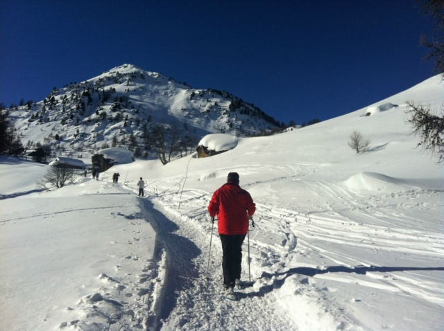  Por los senderos con raquetas de nieve